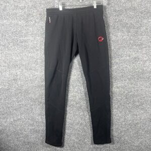 Mammut Pants Mens Medium Black Polartec Fleece Hiking Outdoor Activewear Jogger